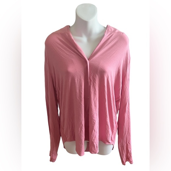 Victoria Secret Pink Long Sleeve Matching Set Pajamas Size Large